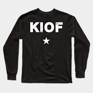 Kiss of Life Minimalist Star Retro T-Shirt Long Sleeve T-Shirt